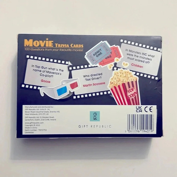 Movie Trivia Cards by Gift Republic - Picture 4 of 4
